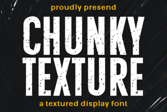 Chunky Text Fonts for Bold Design Statements