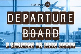 Designing with Departure Board Typography