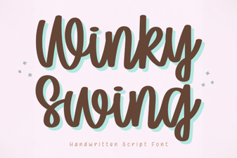 Creative Projects Using the Winky Swing Font